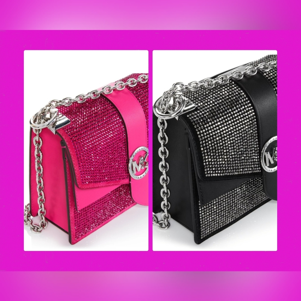Michael Kors Rhinestone Greenwich Handbag